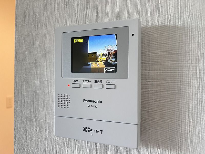 メゾングレイス上津のセキュリティ|TVモニター付きで安心です☆