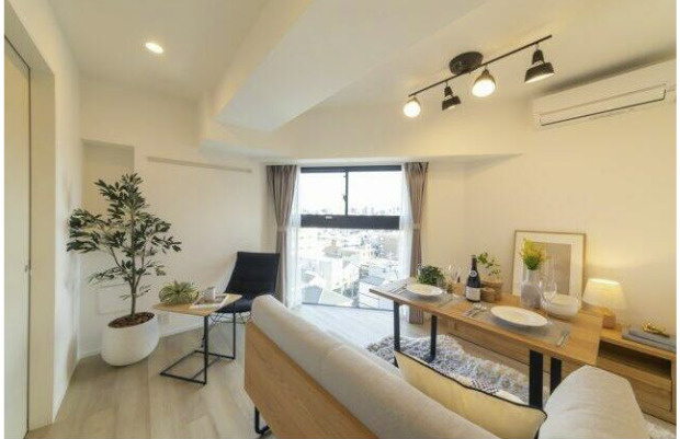 プラウドフラット渋谷笹塚の居間・リビング