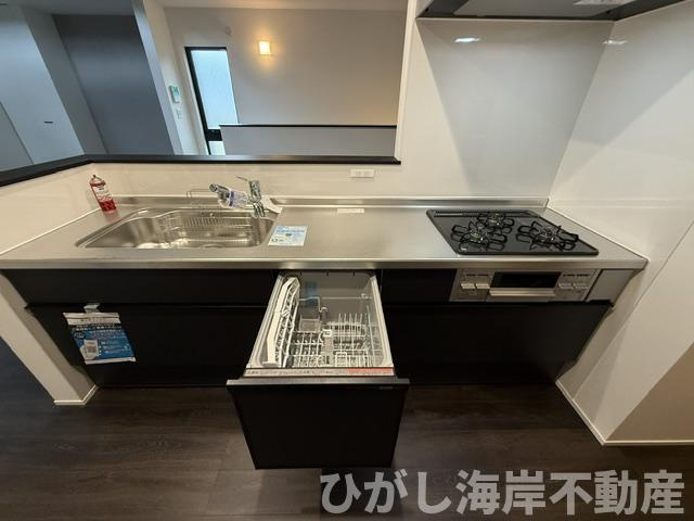茅ヶ崎市西久保　新築戸建　全4棟のキッチン|食洗器付きシステムキッチン