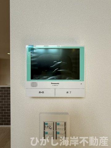 茅ヶ崎市高田2丁目　新築戸建　のセキュリティ|TVモニター付きインターフォン