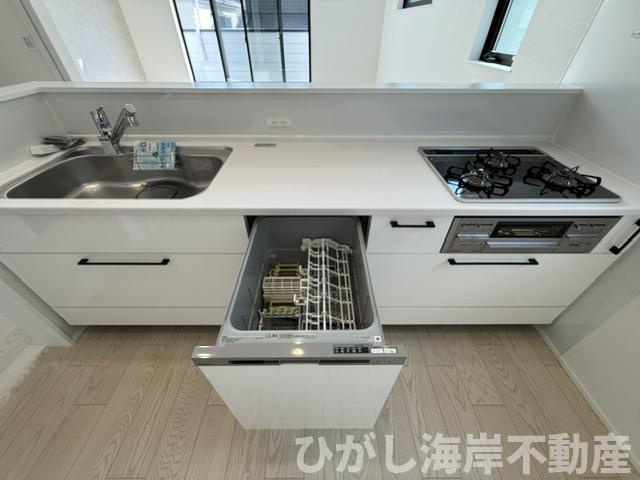 茅ヶ崎市高田2丁目　新築戸建　のキッチン|食洗器付きシステムキッチン
