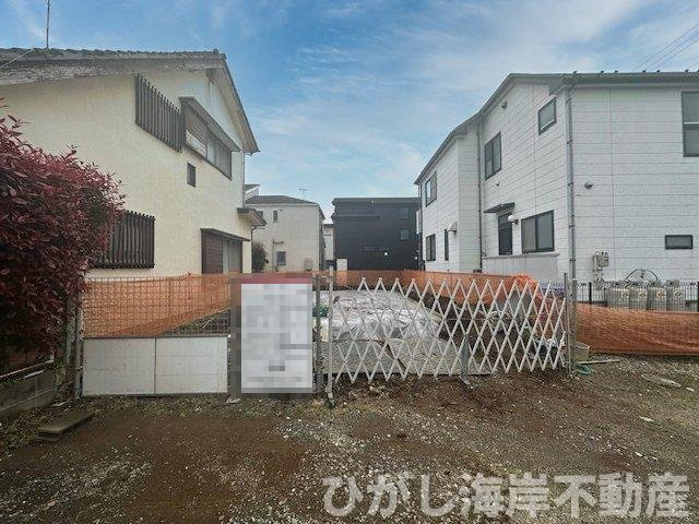 茅ヶ崎市高田2丁目　新築戸建　の外観|4月6日撮影　建築中　現地外観