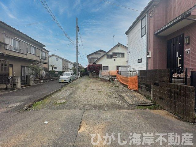 茅ヶ崎市高田2丁目　新築戸建　の外観|4月6日撮影　建築中　現地外観