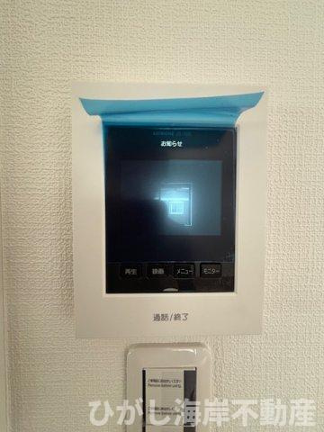 茅ヶ崎市中海岸４丁目　新築戸建　全３棟のセキュリティ|TVモニター付きインターフォン