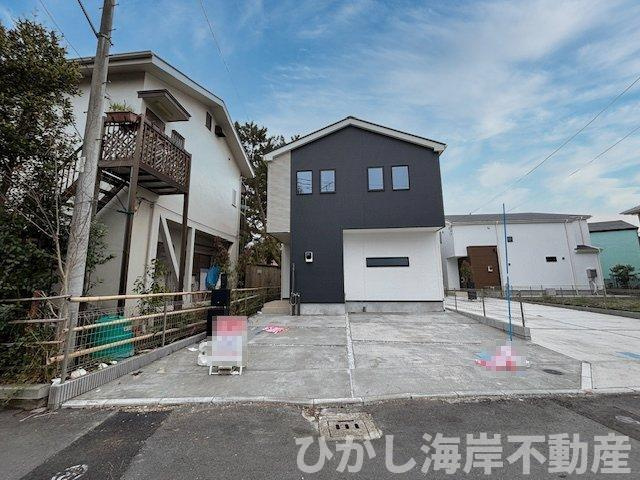茅ヶ崎市中海岸４丁目　新築戸建　全３棟の外観|現地外観