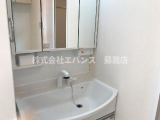 【独立洗面台】 | サウザンドリーフ | 独立洗面台あり、毎朝おしゃれに忙しい女性の方におすすめです