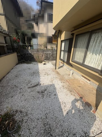 緑台中古一戸建の庭|簡単な家庭菜園も楽しめるお庭です