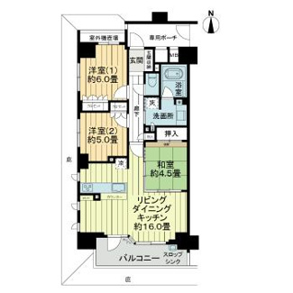 【間取り】 | ライオンズ四条烏丸セントマークス