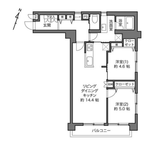 ★仲介手数料無料★セザール御殿山（新耐震構造　三方向角住戸）