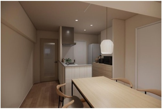 ★仲介手数料無料★セザール御殿山（新耐震構造　三方向角住戸）の居間・リビング