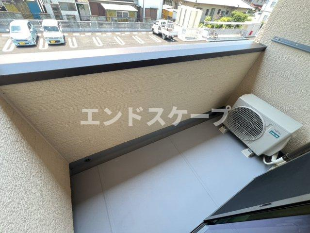 カメリア　塩川　Ｂのバルコニー|高崎、前橋のお部屋探しはエンドスケープまで！お客様の理想お聞かせ下さい♪