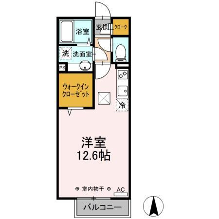 ラルーチェⅤの間取り