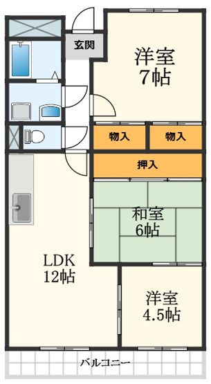 【間取り】 | クリアコート寺谷