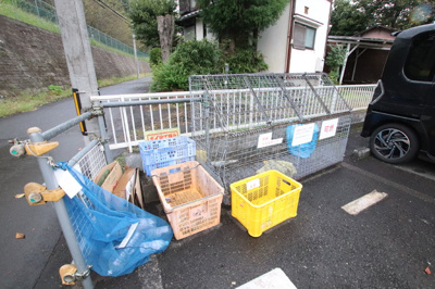 ゴミ捨て場です♪