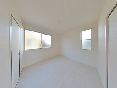 2面採光の洋室4.5帖