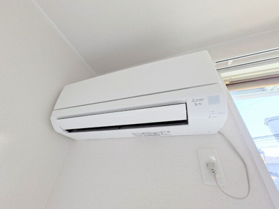 リビングにエアコン付き