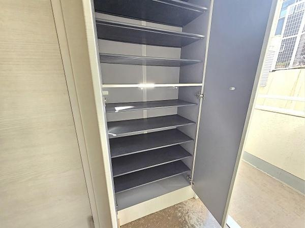 マック大口コートの収納|シューズクローゼットで玄関もスッキリと利用できます！