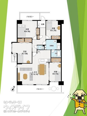 【その他】 | 【11日(土)・12日(日)室内見学可能】メイツ草加 | 日当たり良好な4ＬＤＫ住宅になります♪