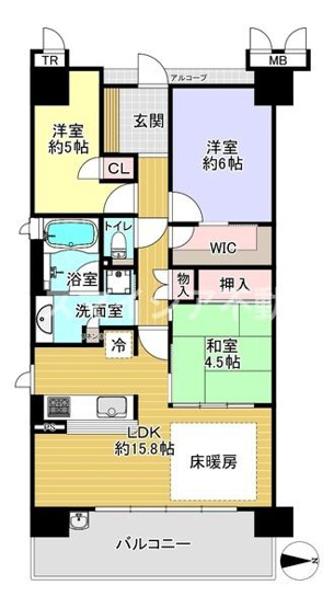 【間取り】 | グランスイート香里園