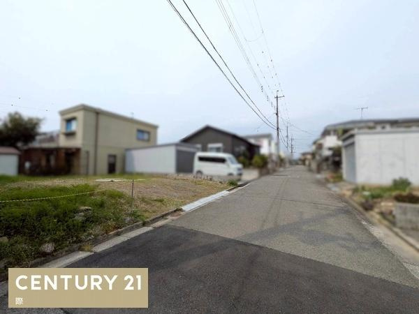 貴志川町丸栖　土地の前面道路含む現地写真