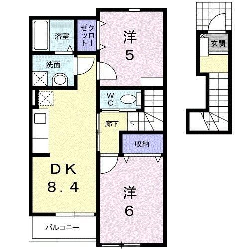 【間取り】 | プリティハウスＹ３