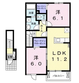 【間取り】 | グラース・ヴェールⅡ