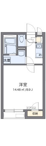 【間取り】 | レオネクストクレールウィン | 代表的な間取のため実際の間取とは異なる場合があります