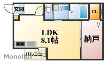 ALEGRIA北助松Southの間取り