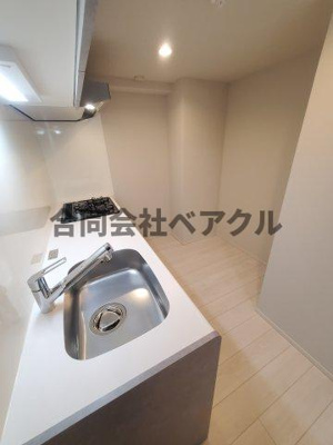 【キッチン】 | Mare 京都一条 | コンパクトなキッチンで掃除もラクラク