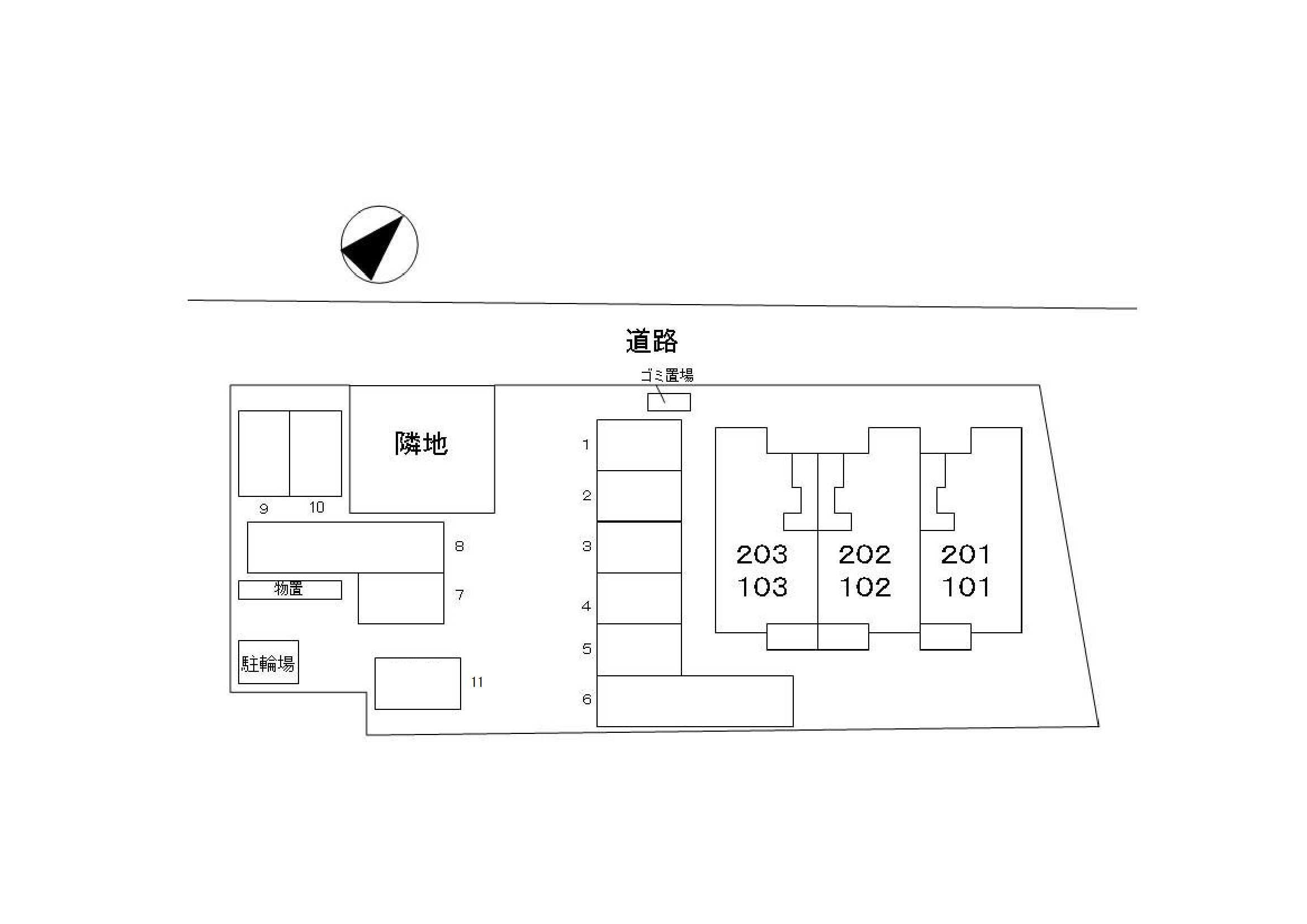 ユニゾン　彩の区画図