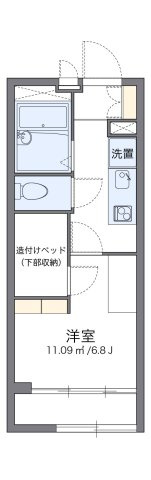 レオパレスフォレスト小倉の間取り
