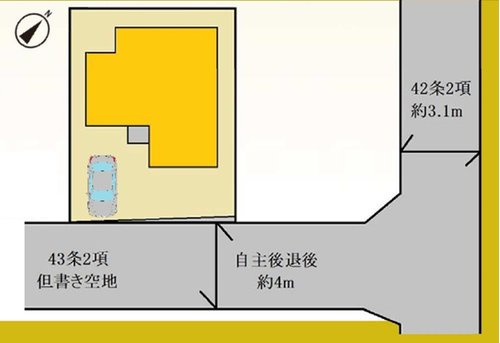【横浜市旭区西川島町112-18新築戸建て】★仲介手数料無料★（鶴ケ峯小学校・西谷中学校）の区画図