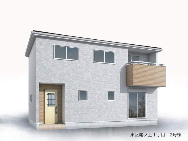 リーブルガーデン熊本市東区尾ノ上1丁目の外観パース
