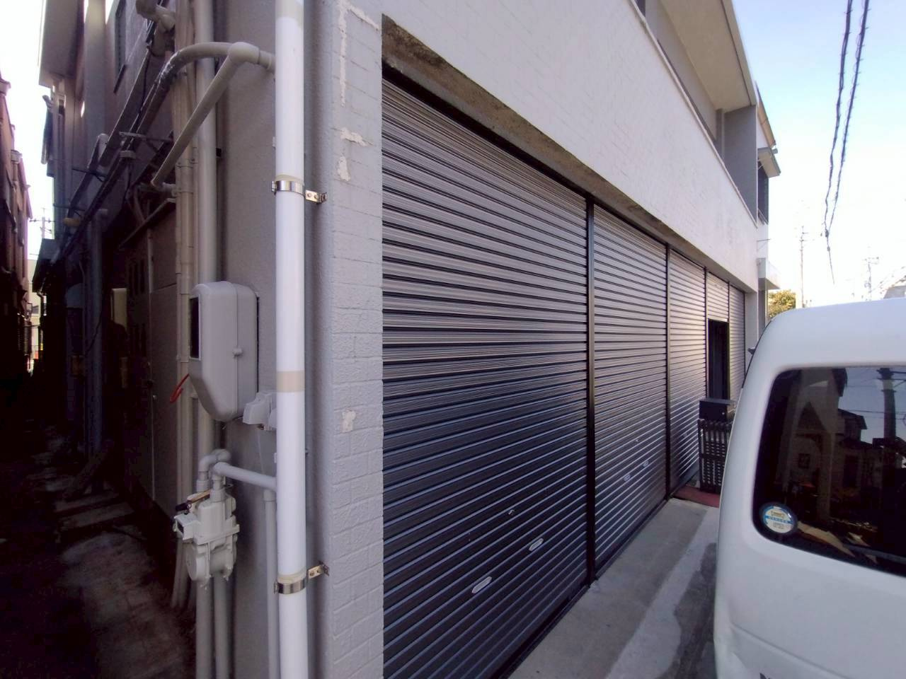 矢作町西林寺　貸店舗のバルコニー