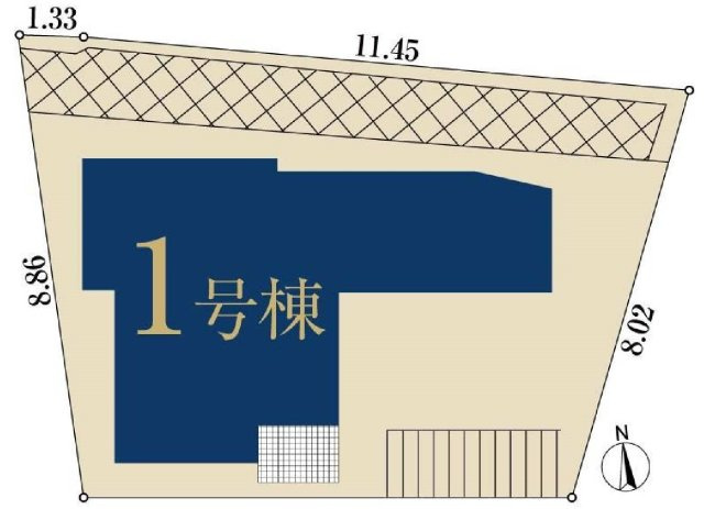 【横浜市旭区東希望が丘17-1新築戸建て】★仲介手数料無料★（二俣川小学校・希望が丘中学校）の区画図