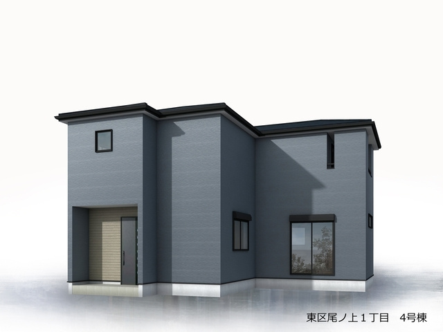 リーブルガーデン熊本市東区尾ノ上1丁目の外観パース