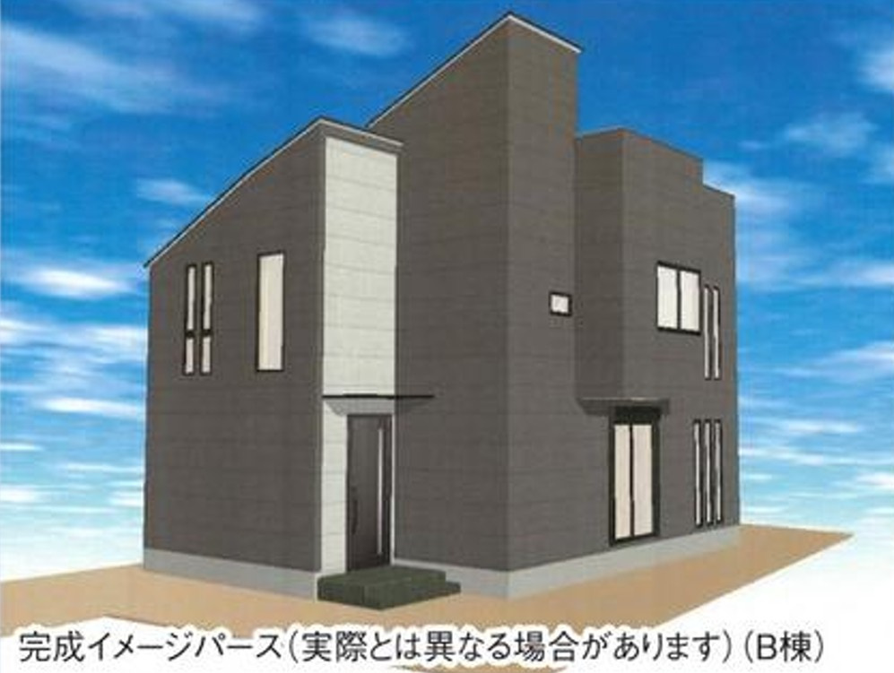 馬場3丁目　全3棟　B棟の外観パース|外観パースです