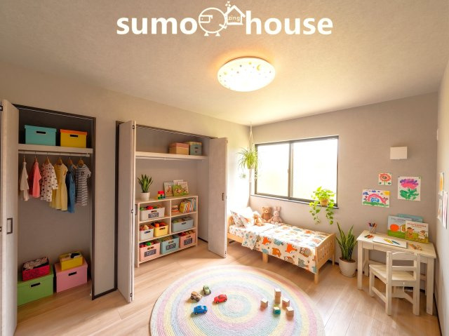 馬場3丁目　全3棟　B棟の子供部屋|子供のお昼寝に使えるお部屋です