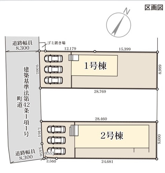 リーブルガーデン御船町小坂第二の区画図