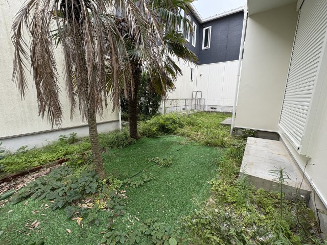 藤沢市鵠沼海岸５丁目　中古戸建　全１棟の庭|お庭が付いています