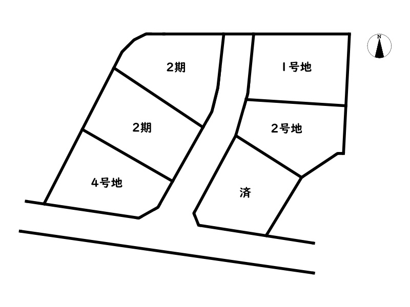 姫路市飾磨区中島/売土地【全4区画】