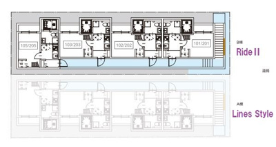 【区画図】 | RideⅡ