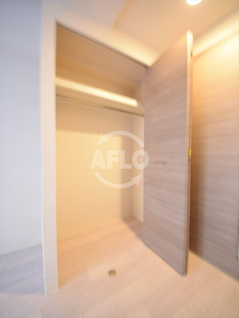 エスリード難波ステーションゲートサウステラスの収納|エスリード難波ステーションゲートサウステラス　クローゼット