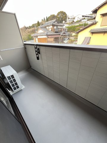 アテリア伍番館のバルコニー
