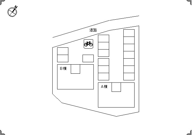 【区画図】 | アメニティ殿山　B棟