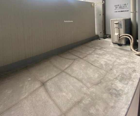 アドバンス大阪城アンジュのバルコニー
