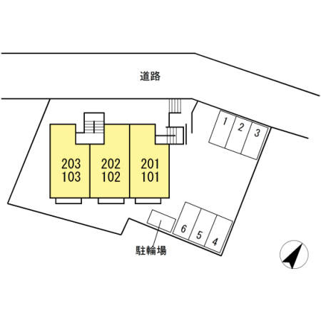 エクセル駿河台の区画図