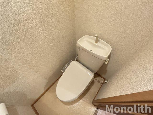 堺市南区豊田の賃貸マンションのトイレ