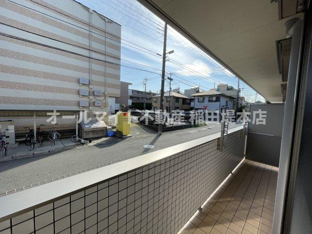 川崎市多摩区登戸のアパートの展望