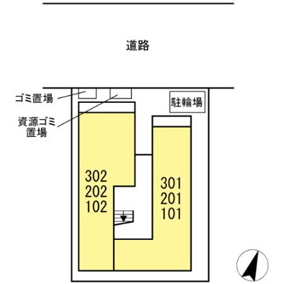 【区画図】 | D-ROOM万町Ⅱ